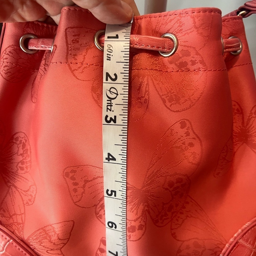 Pink Butterfly Embroidered Shoulder Bag - Picture 4 of 7